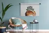 MuchoWow® Wandteppich Wandbehang Tiara traf ein glückliches Produktbild-Vorschau 5