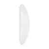 A side view of a white, circular, plastic cover for a light fixture. Produktbild-Vorschau