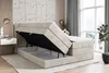 ALTDECOR Boxspringbett mit 2 Matratzen und Topper - 140x200 Produktbild-Vorschau 3