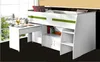 Lit combiné pour enfants avec détails blancs 90 x 200 cm – Voir les images du produit 2