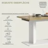 Esstisch Gustav | ausziehbar | Artisan Eiche / weiß | Produktbild-Vorschau 5