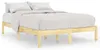 vidaXL Letto in legno di pino massiccio 160x200 cm Anteprima dell’immagine prodotto 1