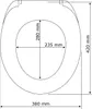WENKO WC SITZ Häuschen Toiletten Deckel Klo Brillen Produktbild-Vorschau 6