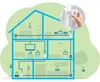 devolo Magic 2 WiFi next Multiroom Kit, Powerline, (3 Produktbild-Vorschau 2