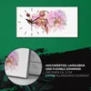 Leinwand Uhr Küche Wohnzimmer Bild 60x30 Aquarell Blumen Produktbild-Vorschau 5