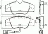 Bosch Bremsbelagsatz, Scheibenbremse Vorderachse 0 986 494 Produktbild-Vorschau 1