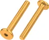 Viti a testa piatta con esagono incassato M6 x 40 Giallo 50 Anteprima dell’immagine prodotto 1