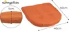sunnypillow 4er Set Stuhlkissen 40x40 cm Polsterauflage 5cm Produktbild-Vorschau 2