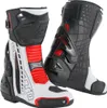 Botas de moto Bogotto Donington, color blanco//rojo, talla Vista previa de la imagen del producto 1