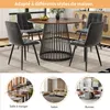 MODFU Table à manger ronde 80cm, table de cuisine avec Voir les images du produit 3