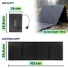Faltbares Solarpanel 60W Monokristallin - Tragbares Produktbild-Vorschau 5