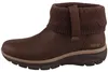 Auf dem Bild ist ein brauner Stiefel zu sehen der von der linken Seite abgebildet ist. Der Stiefel hat einen kräftigen Absatz und eine glatte Oberfläche. Náhľad obrázku produktu