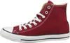 A side view of a single red Converse Chuck Taylor All Star high-top sneaker. Produktbild-Vorschau