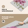 KitchenYeah© Herdabdeckplatte Orchideen auf grauem Produktbild-Vorschau 2