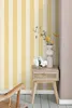 ESTAhome carta da parati strisce giallo e beige 0.53 x Anteprima dell’immagine prodotto 3