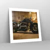 Poster - Poster ohne Rahmen - Motorrad Motor - 40x40 cm - Produktbild-Vorschau 7