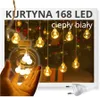 Lampki świąteczne kurtyna świetlna kule bombki led girlanda Podgląd zdjęcia produktu 15