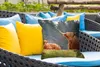 MuchoWow® Outdoor Kissen - Schottische Hochlandrind - Gras Produktbild-Vorschau 4
