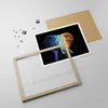 Gerahmtes Poster - Rahmen in heller Eiche - Bunt Elefant Produktbild-Vorschau 4