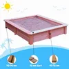 Caja de arena de madera de aliso, con dimensiones Vista previa de la imagen del producto 4