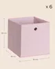 SONGMICS Aufbewahrungsbox 6er Set, Faltbare Stoffbox mit Produktbild-Vorschau 6