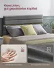 VASAGLE Polsterbett und 7-Zonen Taschenfederkernmatratze Produktbild-Vorschau 4