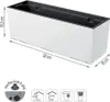 Urbi DUC600 länglicher Blumentopf mit Einsatz | Weiß Produktbild-Vorschau 5
