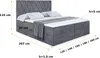 ALTDECOR Boxspringbett mit Matratze und Lattenrost  - Produktbild-Vorschau 5