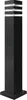 A black outdoor lamp with clear panels at the top. Náhľad obrázku produktu