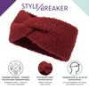 styleBREAKER Damen Stirnband Teddyfell Optik mit Twist Produktbild-Vorschau 3