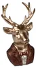 Deko Büste Hirsch im Anzug H. 25cm kupfer gold aus Produktbild-Vorschau 1