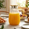 Vilde | Glaskrug 1,6 L - mit Deckel - Geriffeltes Glas - Produktbild-Vorschau 2