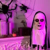 TETSMG spaventosa maschera da suora Halloween Cosplay in Anteprima dell’immagine prodotto 3