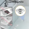3-in-1 Abflussstopfen Badewanne, Badewannenablaufstopper, Produktbild-Vorschau 3
