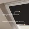 DTCH® Dachfenster verdunkelungsrollo für Velux PK08 schwarz Produktbild-Vorschau 6