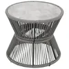 DEGAMO Beistelltisch Gartentisch ANCONA 56cm rund, Metall + Produktbild-Vorschau 4
