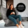 Lumaland Sitzsack 380l grau + Cordhülle Produktbild-Vorschau 5