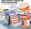 SucceBuy Carrello da laboratorio a 5 piani, carrello medico Anteprima dell’immagine prodotto 3