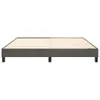 vidaXL Boxspringbettgestell Dunkelgrau 180x200 cm Samt Produktbild-Vorschau 4