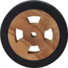 vidaXL Ersatzräder für Sonnenliege 2 Stk. Massivholz Teak Produktbild-Vorschau 1