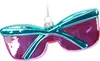 BRUBAKER Sonnenbrille Urlaub Blau & Pink mit Insel Palmen Produktbild-Vorschau 4