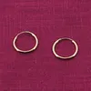 trendor 15174 Damen-Ohrringe Gold 333 / 8K Creolen Breite 2 mm Ø 20 mm 2 Produktbild-Vorschau