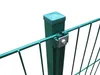10m Stabmattenzaun Set grün Höhe 75 cm - 5 Matten & 6 Produktbild-Vorschau 2