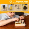 Montessori interaktivní tabule pro děti od 1 roku – dřevěná Náhled obrázku produktu 4