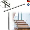 NAIZY 150 cm Geländer Eingangsgeländer Edelstahl Handlauf Produktbild-Vorschau 5