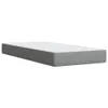 Boxspringbett mit Matratze Hellgrau 80x200 cm Stoff Produktbild-Vorschau 6