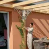 Konsole 50x50 cm Kopfbänder Weiß Schmiedeeisen Metall Produktbild-Vorschau 8