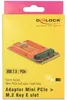 Delock 63909 DELOCK Adapter MiniPCIe > M.2 KeyE Slot Productafbeelding-voorbeeld 7