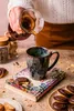 Set de mugs jaune-vert Kasai pour 6 personnes Modern For Voir les images du produit 2