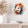DEQOART Glasbild Echtglas 40x35 cm 'Herzkönig der Farben' Produktbild-Vorschau 4